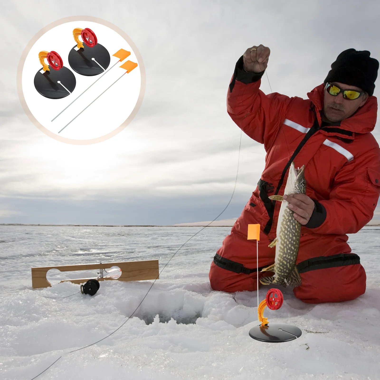Flag Tipice Rod Winter Professional Marker Angling Portable Angler Supplies Convenient Accessoryreel
Flag Tipice Rod Winter Professional Marker Angling Portable Angler Supplies Convenient Accessoryreel