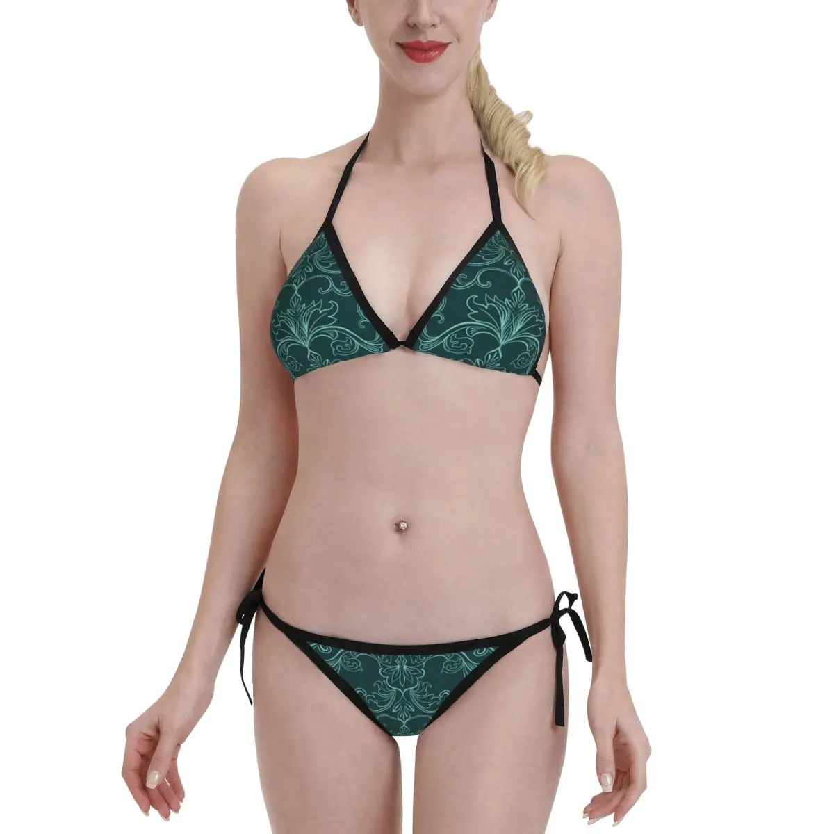Sexy Bikini 2022 Women Swimsuit Damask Vintage Pattern Bikini Set Swimwear Bathing Suit
Sexy Bikini 2022 Women Swimsuit Damask Vintage Pattern Bikini Set Swimwear Bathing Suit