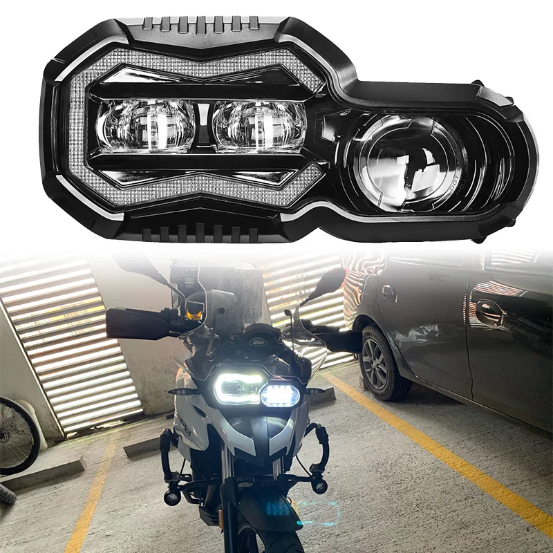 Motorcycle LED Projector Headlight Assembly For BMW F 650 700 800 GS F800GS Led Headlamp Adventure E24 E-Mark Approved
Motorcycle LED Projector Headlight Assembly For BMW F 650 700 800 GS F800GS Led Headlamp Adventure E24 E-Mark Approved