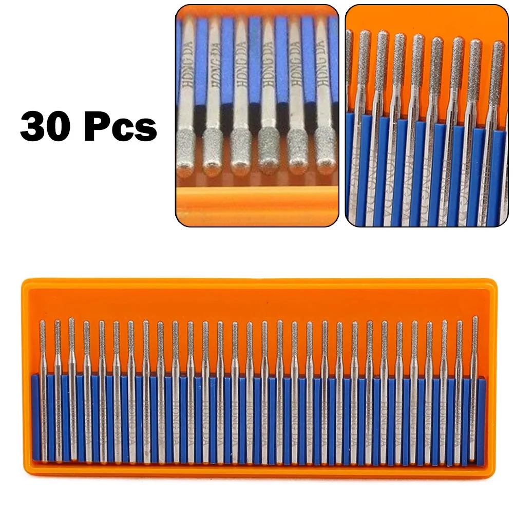 30Pcs Diamond Grinding Carving Drilling Jade Metals Micro-carving Polishing Power Tools Diamond Grinding Head Set
30Pcs Diamond Grinding Carving Drilling Jade Metals Micro-carving Polishing Power Tools Diamond Grinding Head Set