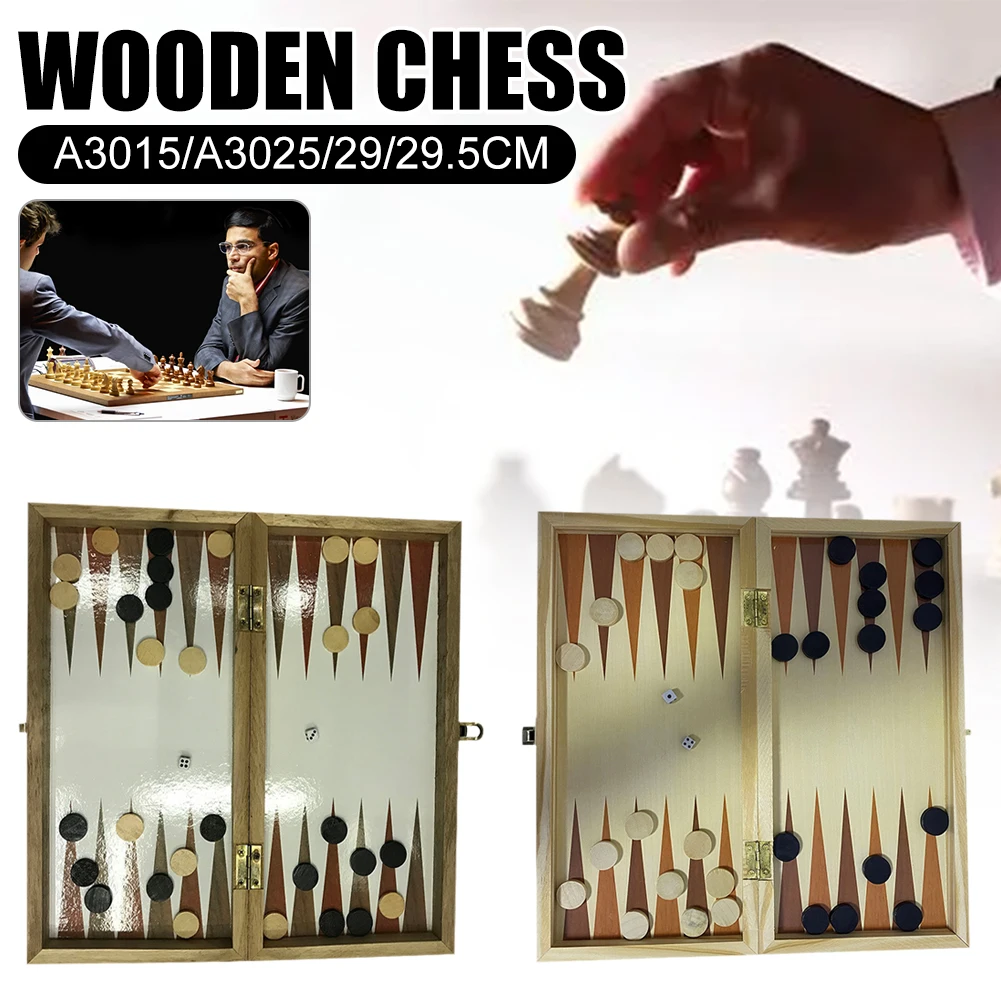 Wooden Chess Set Foldable Chess Board 11.4"x11.4" with Crafted Chess Pieces Board Game Set Gift for Kids Adults Beginners
Wooden Chess Set Foldable Chess Board 11.4"x11.4" with Crafted Chess Pieces Board Game Set Gift for Kids Adults Beginners