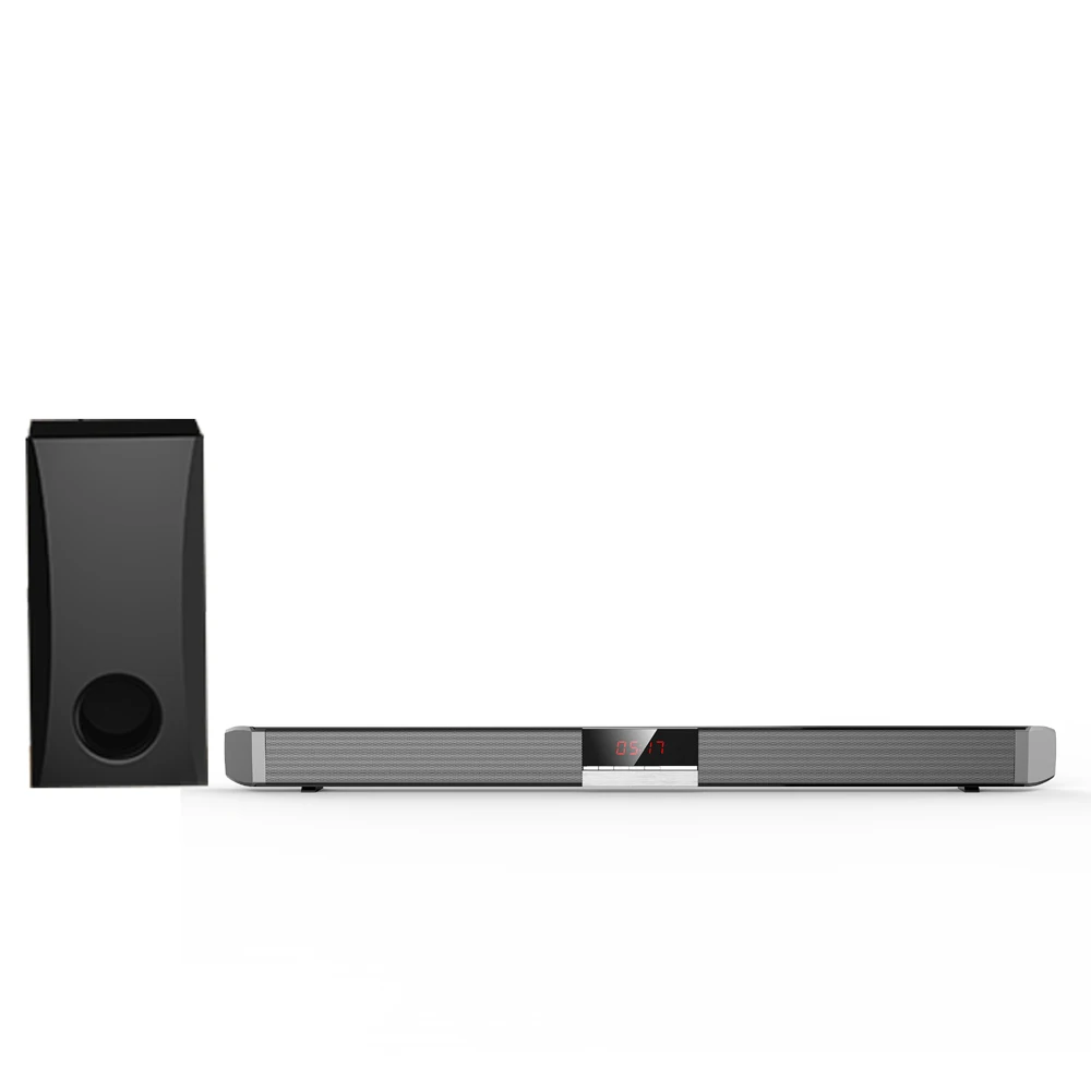 2.1 Channel Soundbar Home Theatre System Wireless Sound Bar With Subwoofer At Home
2.1 Channel Soundbar Home Theatre System Wireless Sound Bar With Subwoofer At Home