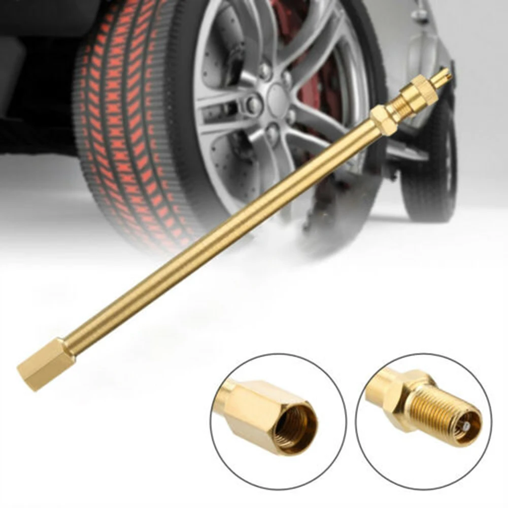 Universal Valve Stem Extension Pole Tyre Valve Stem Extension Rod Copper Truck Lorry Twin Wheel 100 MM For Car Motorcycle Truck
Universal Valve Stem Extension Pole Tyre Valve Stem Extension Rod Copper Truck Lorry Twin Wheel 100 MM For Car Motorcycle Truck