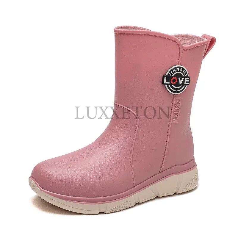 Women Rain Galoshes Waterproof Mid Calf Boots Insulated Rubber Shoes Lady Work Garden Water Boots Footwear Botas De Lluvia Mujer
Women Rain Galoshes Waterproof Mid Calf Boots Insulated Rubber Shoes Lady Work Garden Water Boots Footwear Botas De Lluvia Mujer