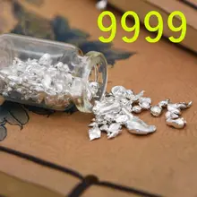 10g 20g 30g Pure Silver Raw Material Silver pellet Scrap Ramdon Cut At Least Order Free Shipping