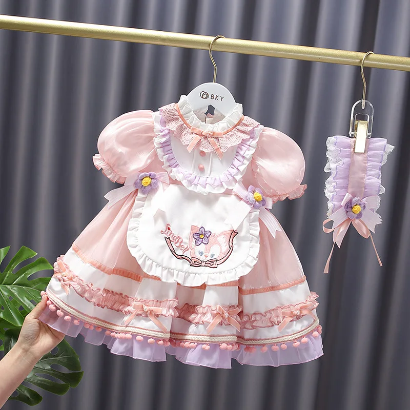 Cekcya Kids Spanish Dress Baby Girls Lolita Princess Ball Gown Infant Birthday Party Vestidos Girl Kawai Embroidery Dresses
Cekcya Kids Spanish Dress Baby Girls Lolita Princess Ball Gown Infant Birthday Party Vestidos Girl Kawai Embroidery Dresses