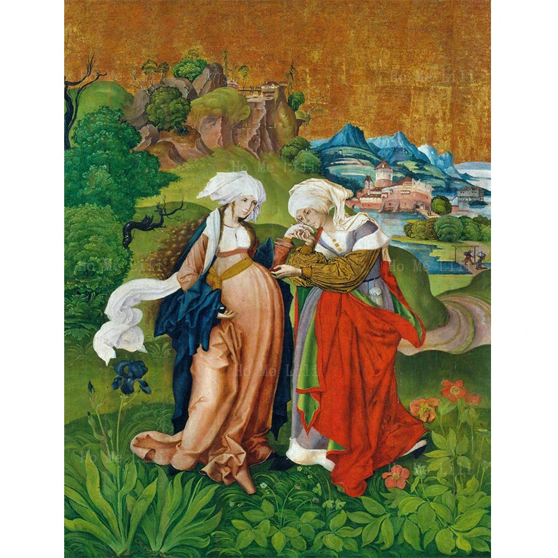 Corpus Christi Procession Medieval Painting The Visitation Of Mary To Elizabeth Canvas Wall Art By Ho Me Lili For Home Decor
Corpus Christi Procession Medieval Painting The Visitation Of Mary To Elizabeth Canvas Wall Art By Ho Me Lili For Home Decor