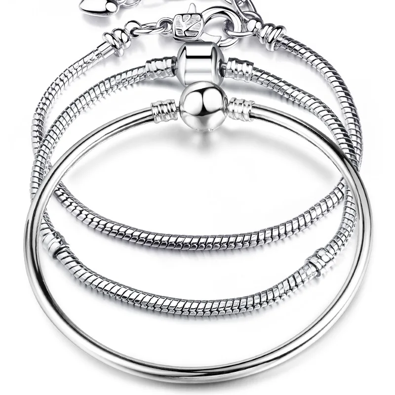 2022 NEW Quality Silver Snake Chain Fine Pandora Bracelet 925 Fit European Authentic Charm Bracelet for Women DIY Jewelry Making
2022 NEW Quality Silver Snake Chain Fine Pandora Bracelet 925 Fit European Authentic Charm Bracelet for Women DIY Jewelry Making