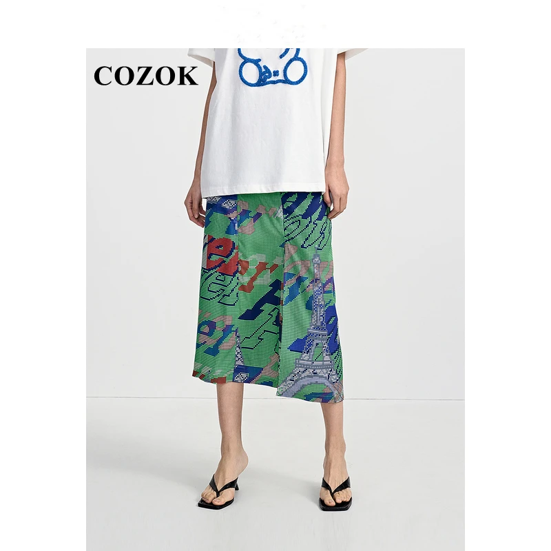 COZOK 2022 Summer Women's Clothing Trendy Unique Plaid Letters Printing Skirt Skirts Mini Skirt
COZOK 2022 Summer Women's Clothing Trendy Unique Plaid Letters Printing Skirt Skirts Mini Skirt