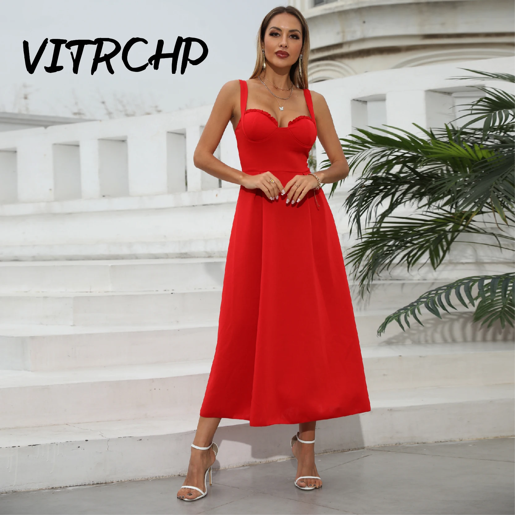 Luxury Red Evening Cocktail Dress for Women Spaghetti Strap Tube Top Prom Gown Elegant Vintage Vibes Vestido De Verano De Fiesta
Luxury Red Evening Cocktail Dress for Women Spaghetti Strap Tube Top Prom Gown Elegant Vintage Vibes Vestido De Verano De Fiesta
