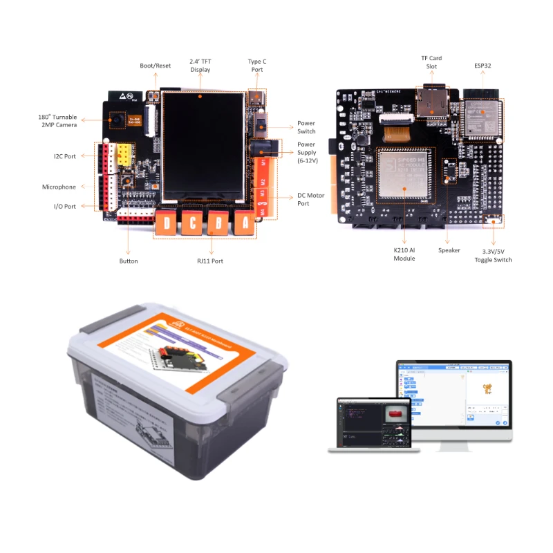 

K210 Mainboard Development Boards and Kits starter kit electronic kit development board modules esp32 ethernet