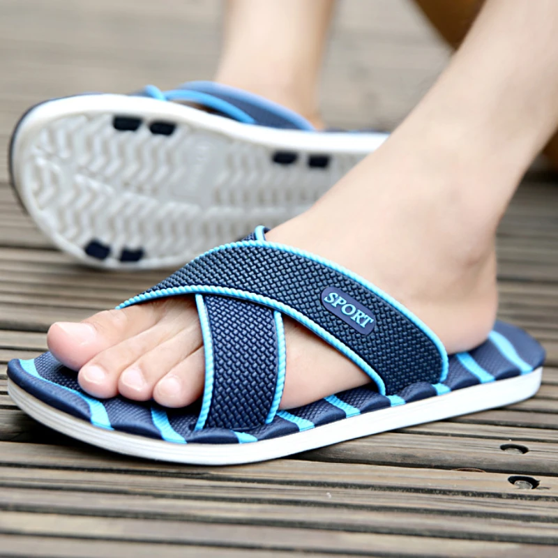 Summer Men Slippers Couples EVA Flip-flops Thick Bottom Non-slip Plus Size Flat Sandals Lightweight Shoes Zapatillas De Casa
Summer Men Slippers Couples EVA Flip-flops Thick Bottom Non-slip Plus Size Flat Sandals Lightweight Shoes Zapatillas De Casa