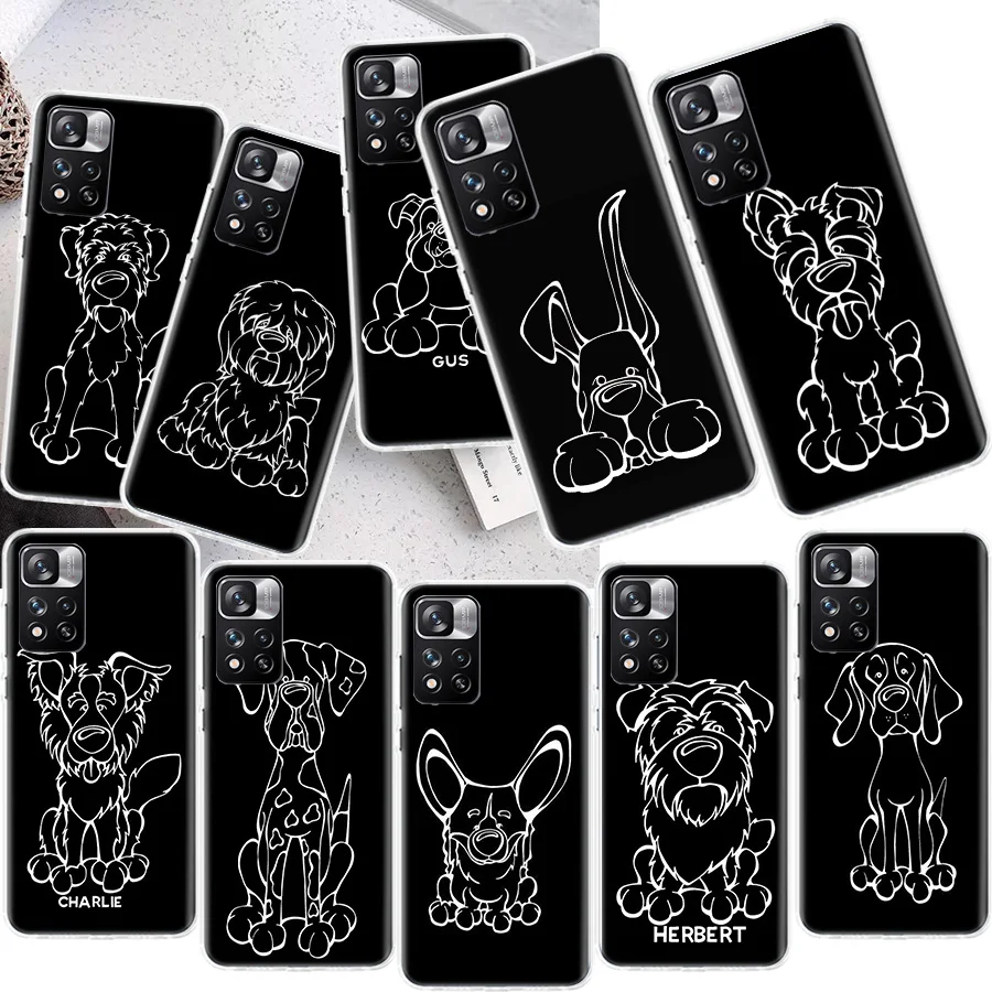 Cute Naughty Dog With Black and White Sketch Phone Case For Xiaomi Redmi Note 11 11S 11T 5G 11E 10S 10 12 Pro Plus 9S 9T 9 8T 8
Cute Naughty Dog With Black and White Sketch Phone Case For Xiaomi Redmi Note 11 11S 11T 5G 11E 10S 10 12 Pro Plus 9S 9T 9 8T 8