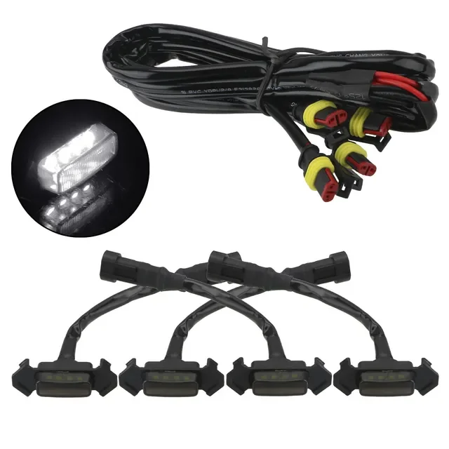 Car LED Front Grill Fog Lights Beacon Side Marker Signal Lamps Decoration Truck Auto Accessories For Toyota 2016-2020
Car LED Front Grill Fog Lights Beacon Side Marker Signal Lamps Decoration Truck Auto Accessories For Toyota 2016-2020