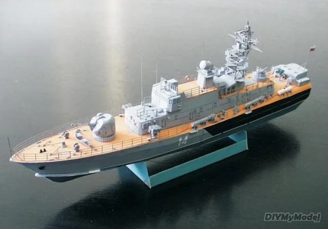 DIYMyModeI Russian krivak class frigate military model DIY Handcraft Paper Model Kit Handmade Toy Puzzles Gift Movie prop
DIYMyModeI Russian krivak class frigate military model DIY Handcraft Paper Model Kit Handmade Toy Puzzles Gift Movie prop