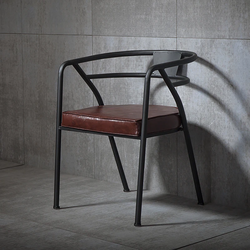 Patio Dining Chairs Metal Leather Seat Cushion Garden Lounge Chair Designer Modern Minimalist Stool Silla Comedor Home Furniture
Patio Dining Chairs Metal Leather Seat Cushion Garden Lounge Chair Designer Modern Minimalist Stool Silla Comedor Home Furniture