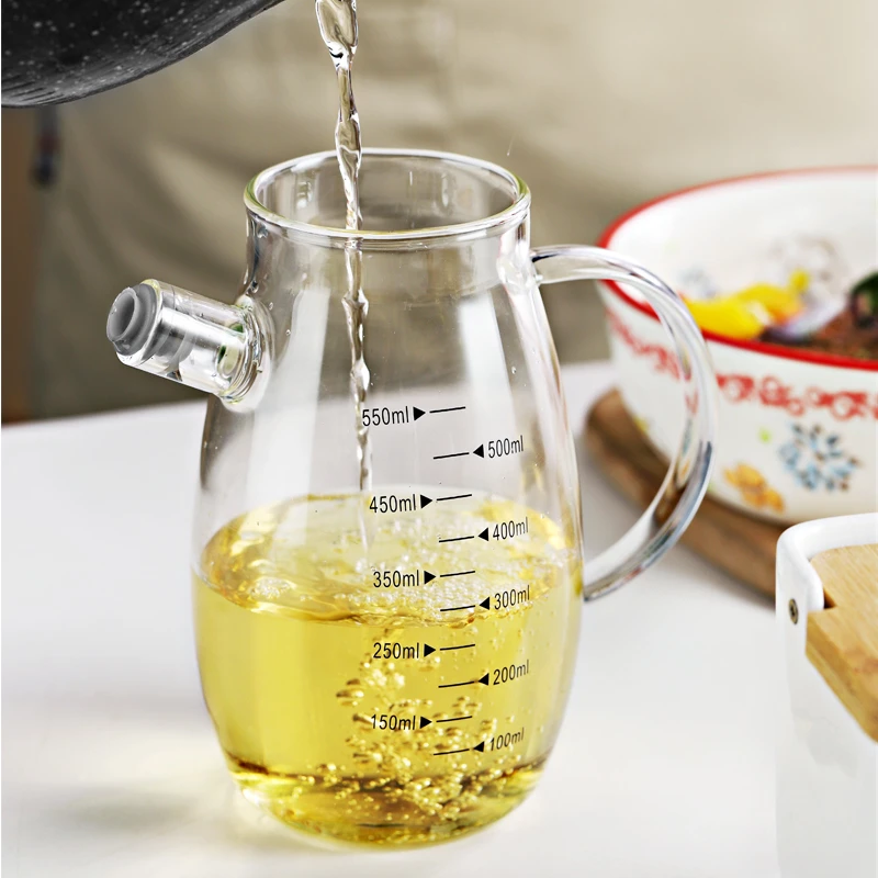Heat Resistant Glass Oil Pots Transparent High Glass Borosilicate Kitchen Supplies Bottles Soy Condiments Sauce Vinegar Bottles
Heat Resistant Glass Oil Pots Transparent High Glass Borosilicate Kitchen Supplies Bottles Soy Condiments Sauce Vinegar Bottles