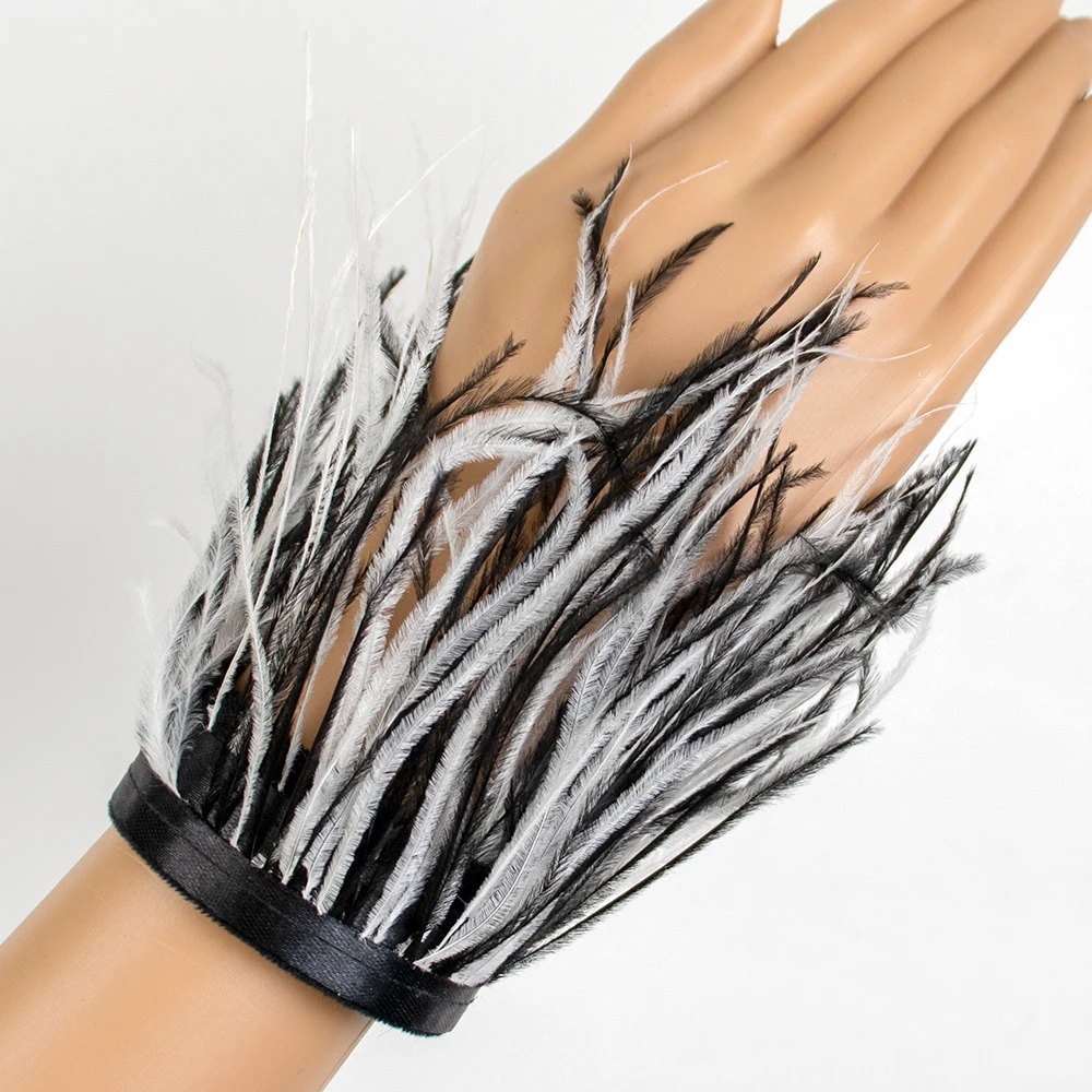 Large Mix Colors Ostrich Feathers Cuffs Real Fur Feather Snap Bracelets Double Layer Feather Ostrich Fur Cuffs Wrist Sleeve Trim
Large Mix Colors Ostrich Feathers Cuffs Real Fur Feather Snap Bracelets Double Layer Feather Ostrich Fur Cuffs Wrist Sleeve Trim