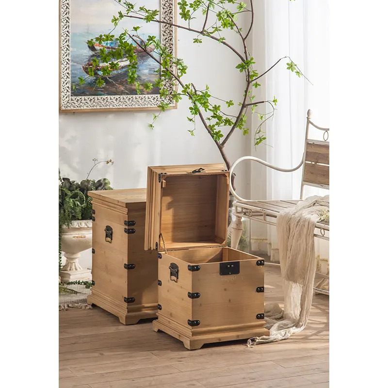 Rustic Low Square Sofa Side Table Two Sizes Wooden MultiFunction Storage Coffee Table for Living Room Furniture
Rustic Low Square Sofa Side Table Two Sizes Wooden MultiFunction Storage Coffee Table for Living Room Furniture