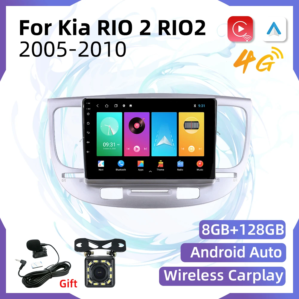 Автомагнитола 2 Din для Kia RIO 2 RIO2 2005-2010 Android, мультимедийный плеер с GPS-навигацией, Wi-Fi, стерео, головное устройство, Авторадио, аудио, 4G
Автомагнитола 2 Din для Kia RIO 2 RIO2 2005-2010 Android, мультимедийный плеер с GPS-навигацией, Wi-Fi, стерео, головное устройство, Авторадио, аудио, 4G