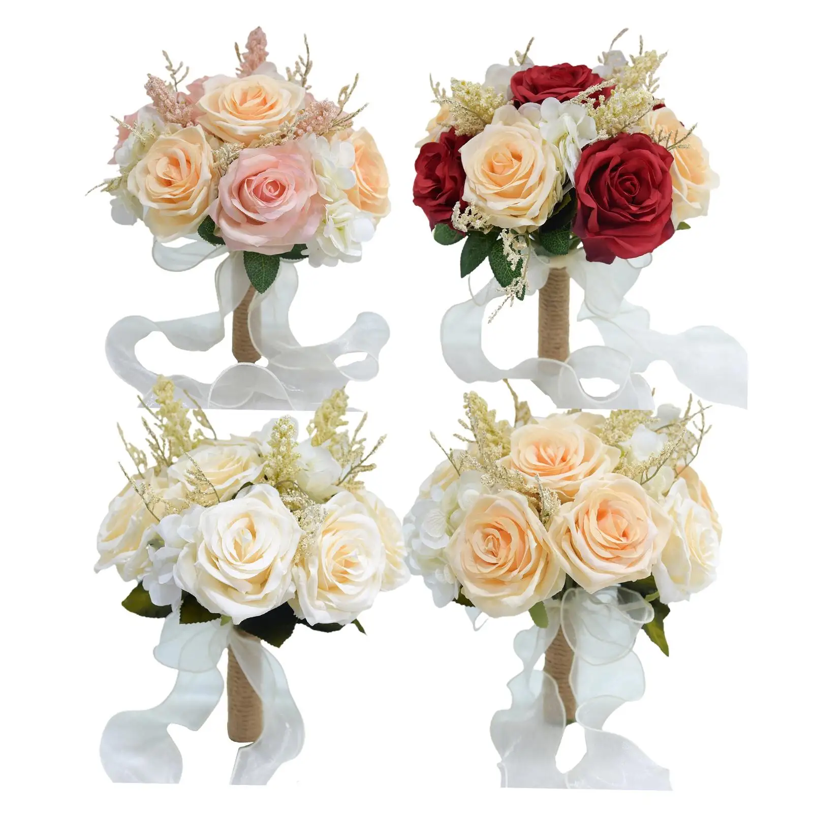 Wedding Bride Bouquet Bridal Holding Wedding Bouquet for Bridal Shower Church Anniversary Ceremony Party
Wedding Bride Bouquet Bridal Holding Wedding Bouquet for Bridal Shower Church Anniversary Ceremony Party