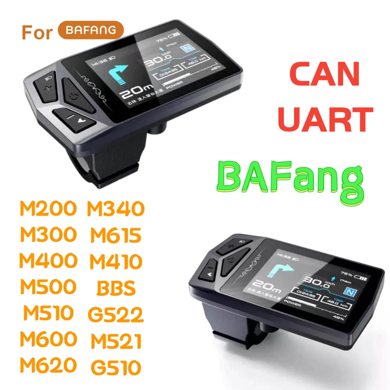 E-bike Display 02U Electric Bicycle LCD Display 12V/32V/48V/60V 500C BBS 01 02 HD G510 For Bafang Bicycle Accessories
E-bike Display 02U Electric Bicycle LCD Display 12V/32V/48V/60V 500C BBS 01 02 HD G510 For Bafang Bicycle Accessories