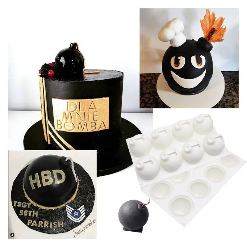 3D Round Food Grade Cake Mold Shaped Silicone Dessert Decorating Cakes Mould For Birthday Fondant Chocolate Baking Tools
3D Round Food Grade Cake Mold Shaped Silicone Dessert Decorating Cakes Mould For Birthday Fondant Chocolate Baking Tools