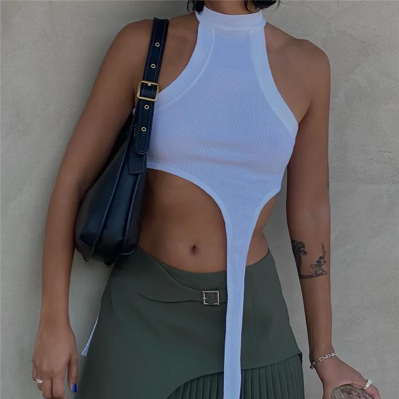 Chic Fashion Basic Sleeveless White Summer Tank Tops for Women Sexy Backless Rave Festival Top Cropped Streetwear
Chic Fashion Basic Sleeveless White Summer Tank Tops for Women Sexy Backless Rave Festival Top Cropped Streetwear