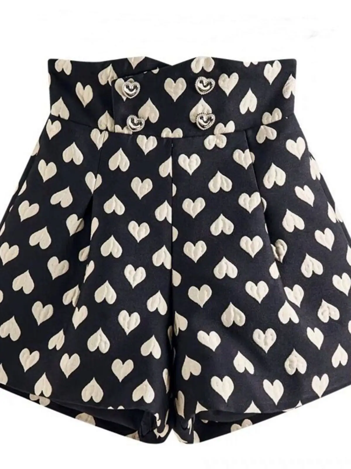 2023 Summer Diamonds Street Wear High Waist Geometric Print Shorts Women's Harajuku 3D Heart Decoration Loose Fit Pleated Shorts
2023 Summer Diamonds Street Wear High Waist Geometric Print Shorts Women's Harajuku 3D Heart Decoration Loose Fit Pleated Shorts