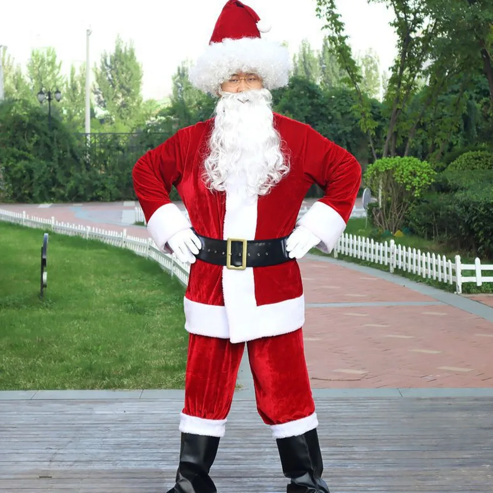 2023 Santa Claus Cosplay Costume Christmas New Year Men Costumes Deluxe Classic Adults Set Carnival Party RolePlay Suits Fashion
2023 Santa Claus Cosplay Costume Christmas New Year Men Costumes Deluxe Classic Adults Set Carnival Party RolePlay Suits Fashion