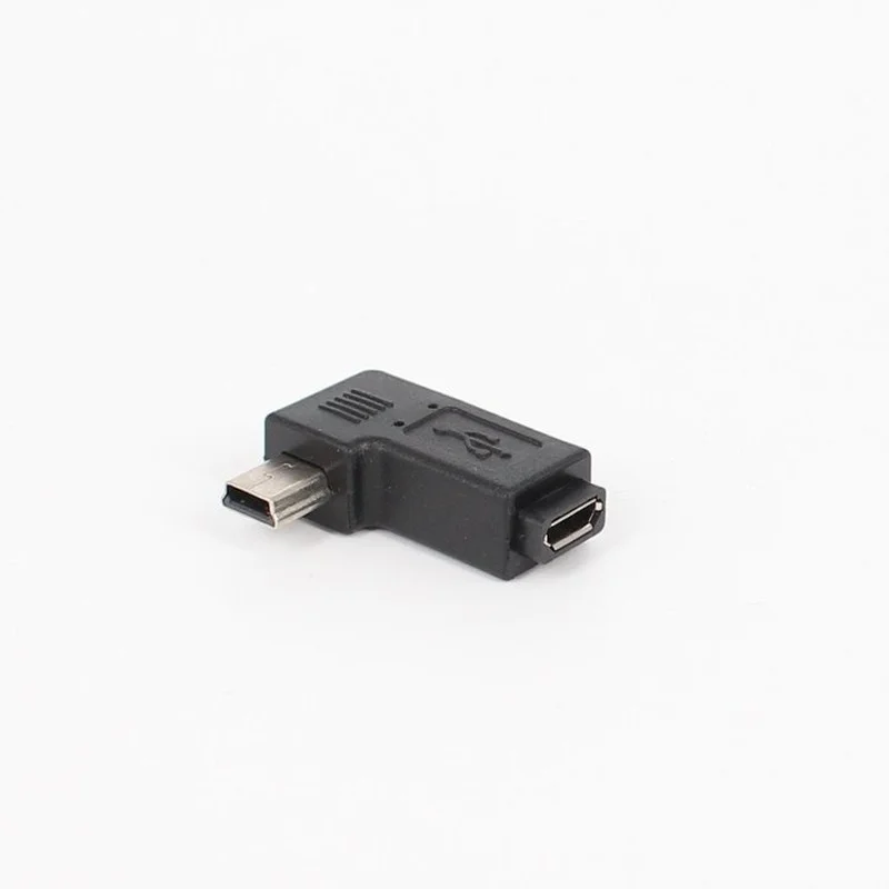 90 Degree USB 2.0 Right Left Angle Mini 5Pin Male To Micro USB 5Pin Female Adapter V3 To V8 Mini USB Male To Micro USB Female
90 Degree USB 2.0 Right Left Angle Mini 5Pin Male To Micro USB 5Pin Female Adapter V3 To V8 Mini USB Male To Micro USB Female
