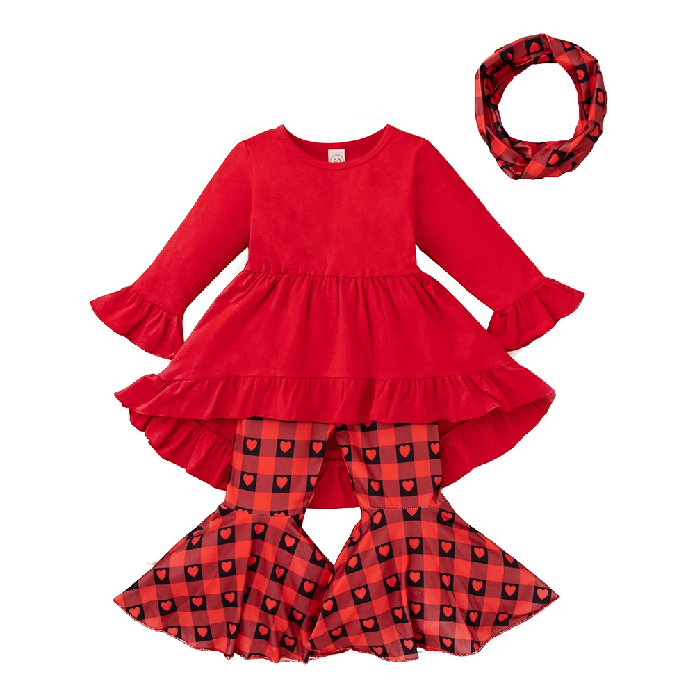 Girls Fashion Clothes Sets Round Neck Girls Printing Knitted Fabric Spring/Autumn Geometric Ruffle Long Sleeve Cotton Pullover
Girls Fashion Clothes Sets Round Neck Girls Printing Knitted Fabric Spring/Autumn Geometric Ruffle Long Sleeve Cotton Pullover