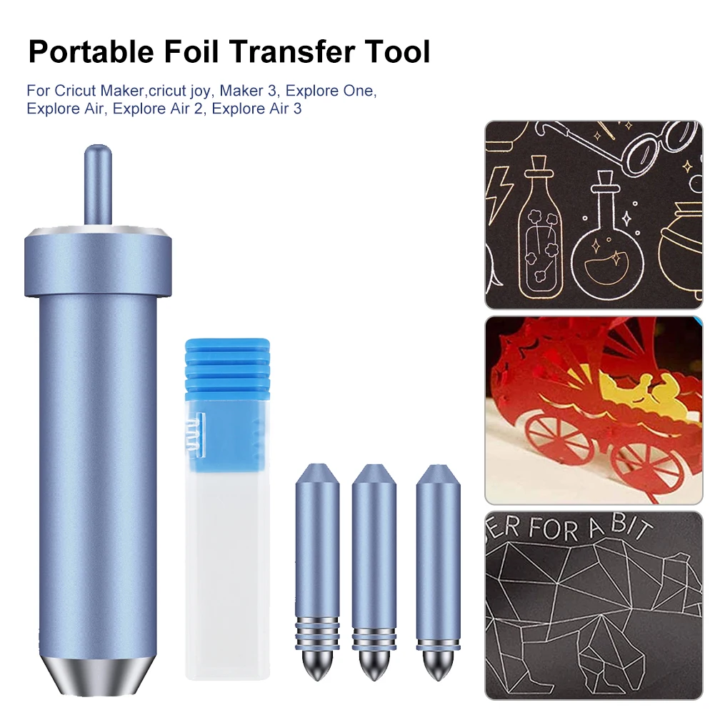 Universal Foil Transfer Tools For Cricut Maker, Maker 3, Explore One, Explore Air, Explore Air 2, Cricut Maker 3 Accessories
Universal Foil Transfer Tools For Cricut Maker, Maker 3, Explore One, Explore Air, Explore Air 2, Cricut Maker 3 Accessories