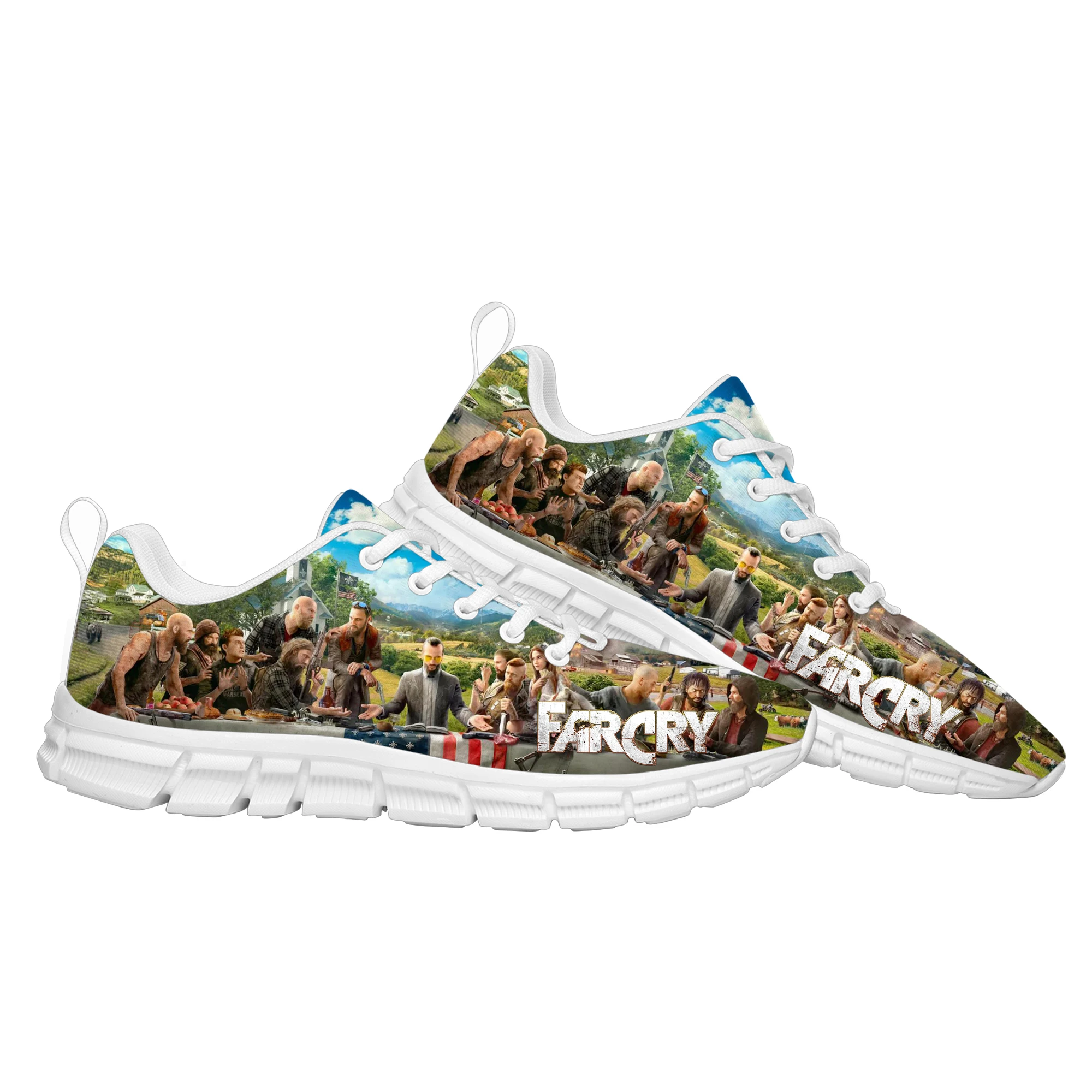 Far Cry Sports Custom Shoes High Quality Hot Cartoon Game Mens Womens Teenager Children Sneaker Tailor Made Couple Built Shoes
Far Cry Sports Custom Shoes High Quality Hot Cartoon Game Mens Womens Teenager Children Sneaker Tailor Made Couple Built Shoes