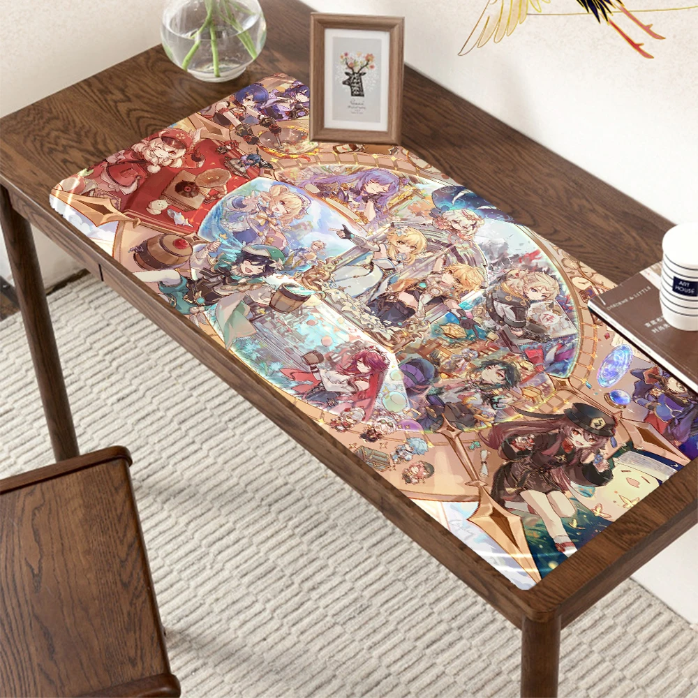 

Hu Tao Genshin Impact Mouse Pad Gaming Mausepad Anime Gamer Carpet Playmat Table Pad Pc Gaming Mousepad Xxl 900x400 Mat for Desk