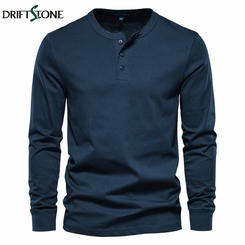 Spring Autumn Henley T-shirts Men Solid Long Sleeve Fashion Design Slim Button Casual Pullover Popular T Shirt For Male 3XL
Spring Autumn Henley T-shirts Men Solid Long Sleeve Fashion Design Slim Button Casual Pullover Popular T Shirt For Male 3XL