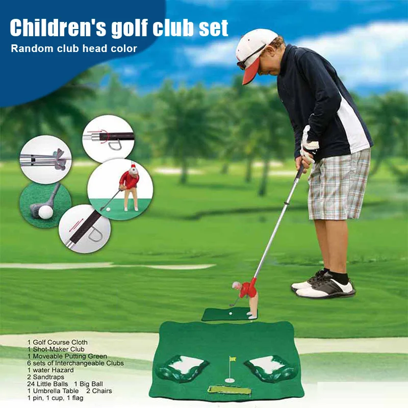 Mini Golf Professional Practice Set Golf Ball Sport Set Children's Toy Golf Club Practice Ball Sports Indoor Games Golf Training
Mini Golf Professional Practice Set Golf Ball Sport Set Children's Toy Golf Club Practice Ball Sports Indoor Games Golf Training