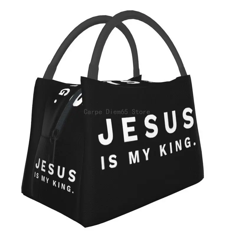 Jesus Is My King Thermal Insulated Lunch Bags Women My King Faith Christian God Resuable Lunch Tote Meal Food Box
Jesus Is My King Thermal Insulated Lunch Bags Women My King Faith Christian God Resuable Lunch Tote Meal Food Box
