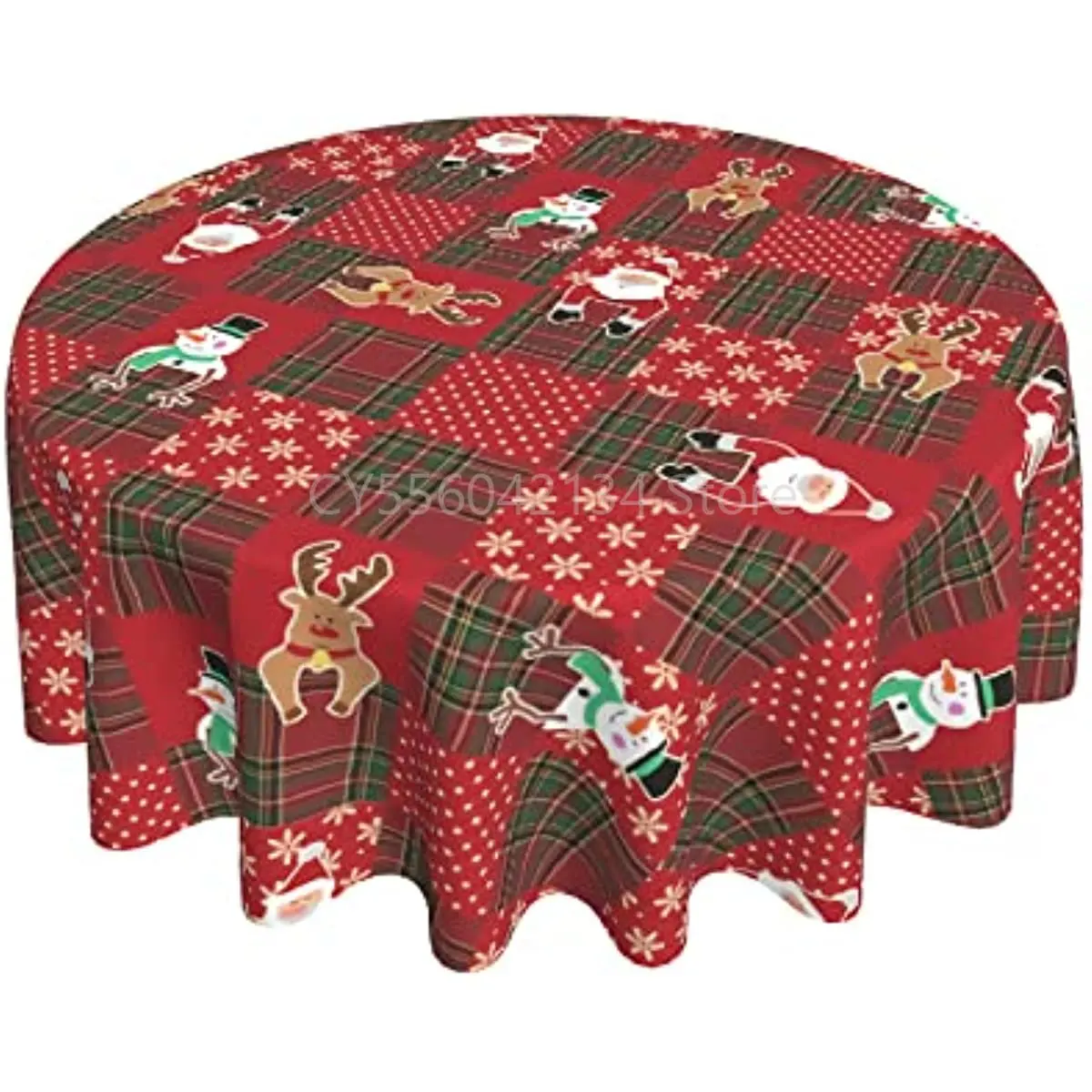 Santa Reindeer Snowman Tablecloth Waterproof Red Green Buffalo Plaid Table Cover for Picnic Parties Holiday Dinner Kitchen Decor
Santa Reindeer Snowman Tablecloth Waterproof Red Green Buffalo Plaid Table Cover for Picnic Parties Holiday Dinner Kitchen Decor