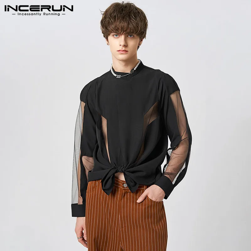 INCERUN Tops 2023 American Style New Men's See-through Mesh Casual Streetwear Party Hot Sale Male Stitching Design Shirts S-5XL
INCERUN Tops 2023 American Style New Men's See-through Mesh Casual Streetwear Party Hot Sale Male Stitching Design Shirts S-5XL