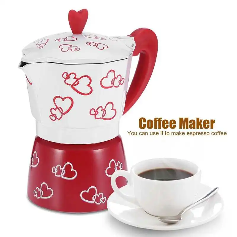 Coffee Maker Moka Pot Aluminum Italian Type Espresso Coffee Stovetop For Home Office Household Coffee Kettle Hand Pot Coffeeware
Coffee Maker Moka Pot Aluminum Italian Type Espresso Coffee Stovetop For Home Office Household Coffee Kettle Hand Pot Coffeeware