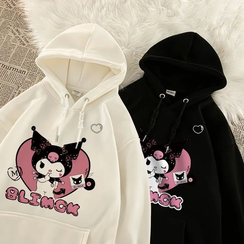 2023 Sanrio Kuromi Kawaii Anime Girly Heart New Loose Fitting Fleece Coat Cute Cartoon Spring Autumn Print Hoodie Toys for Kids
2023 Sanrio Kuromi Kawaii Anime Girly Heart New Loose Fitting Fleece Coat Cute Cartoon Spring Autumn Print Hoodie Toys for Kids