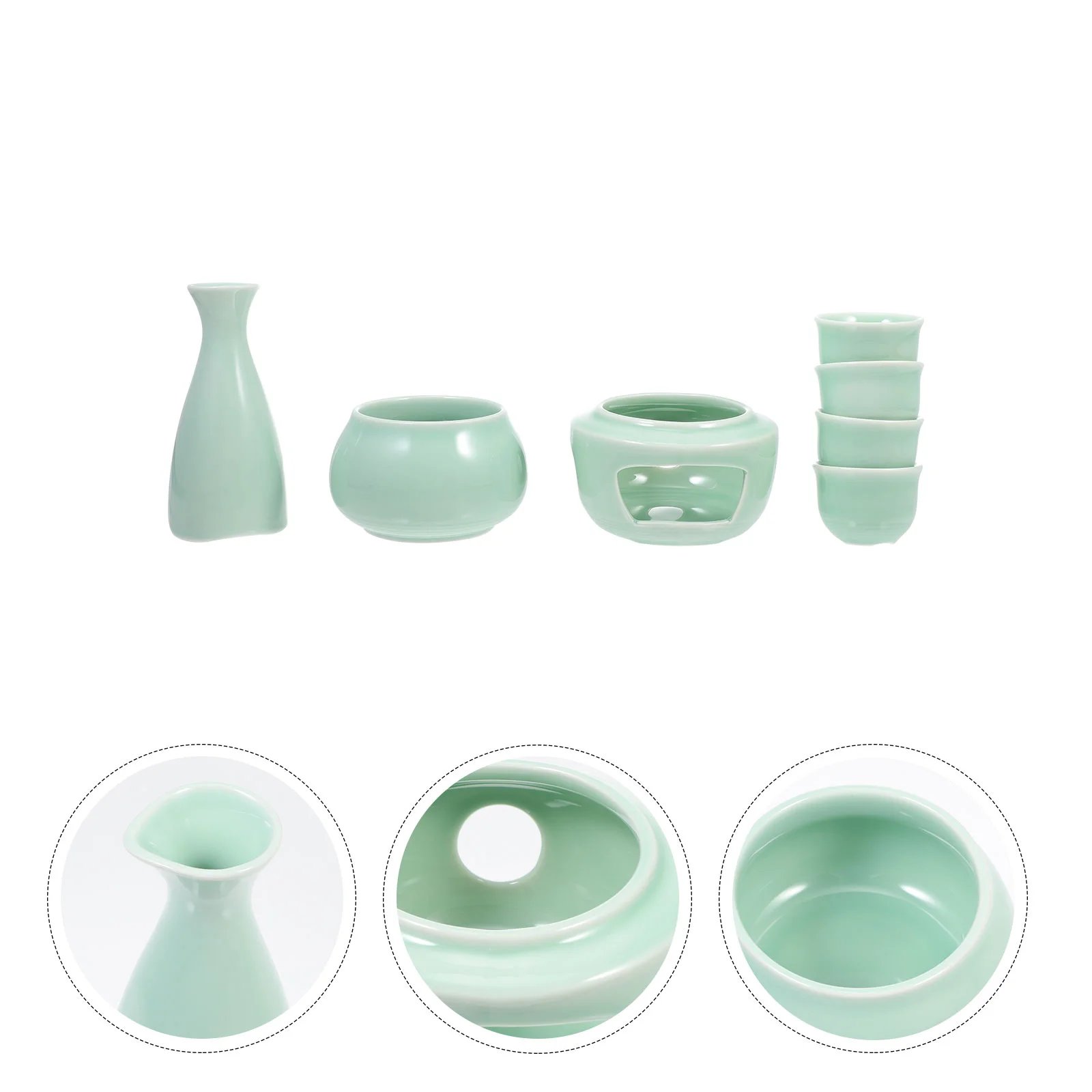 1 Set Sake Supplies Sake Serving Set Sake Serving Cup with Warmer Japanese Sake Cup for Friends Lover Families Co-worker
1 Set Sake Supplies Sake Serving Set Sake Serving Cup with Warmer Japanese Sake Cup for Friends Lover Families Co-worker