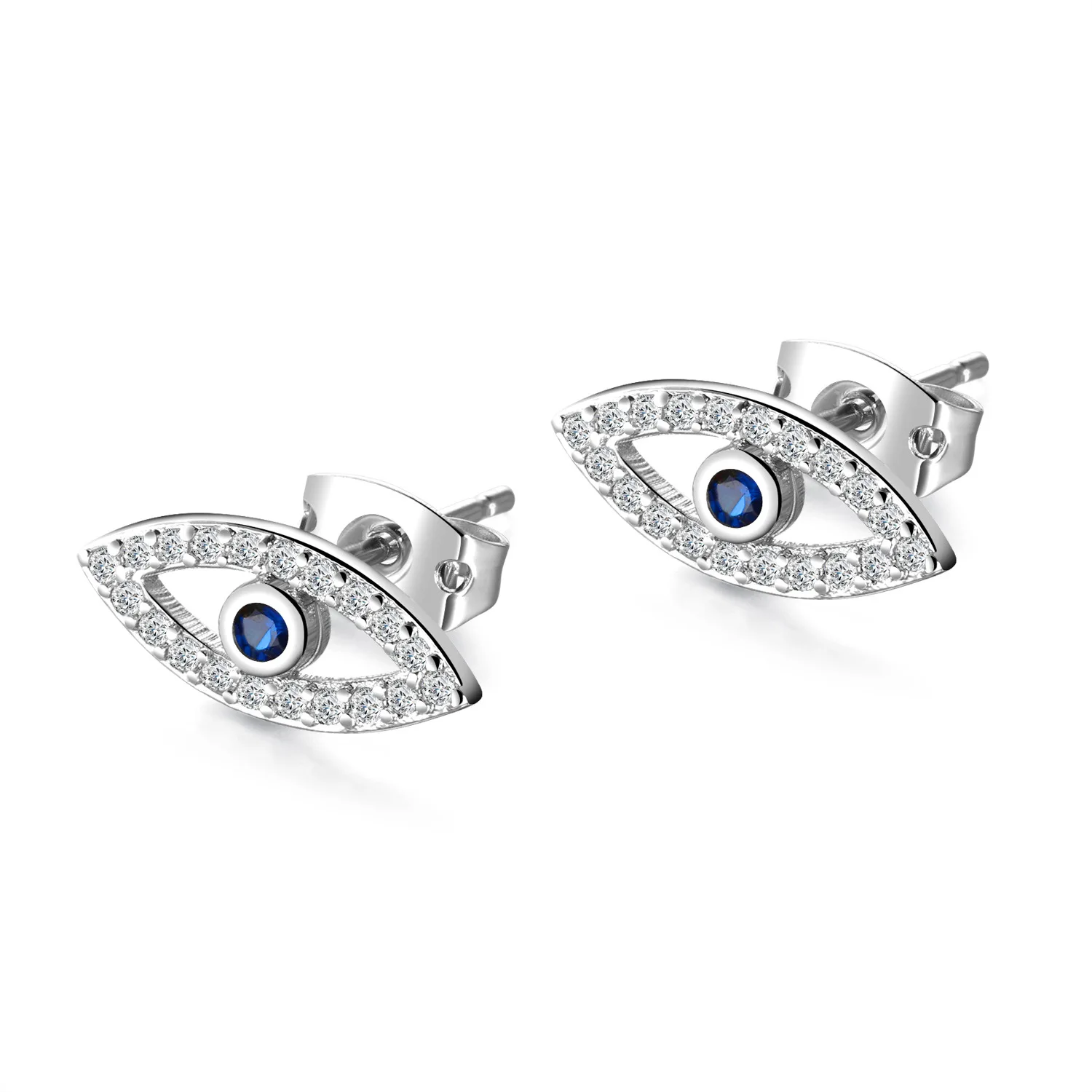 European and American Fashion Style Blue Eye Zircon Earrings Retro Tide Evil Eye Copper Plated Gold Earrings
European and American Fashion Style Blue Eye Zircon Earrings Retro Tide Evil Eye Copper Plated Gold Earrings