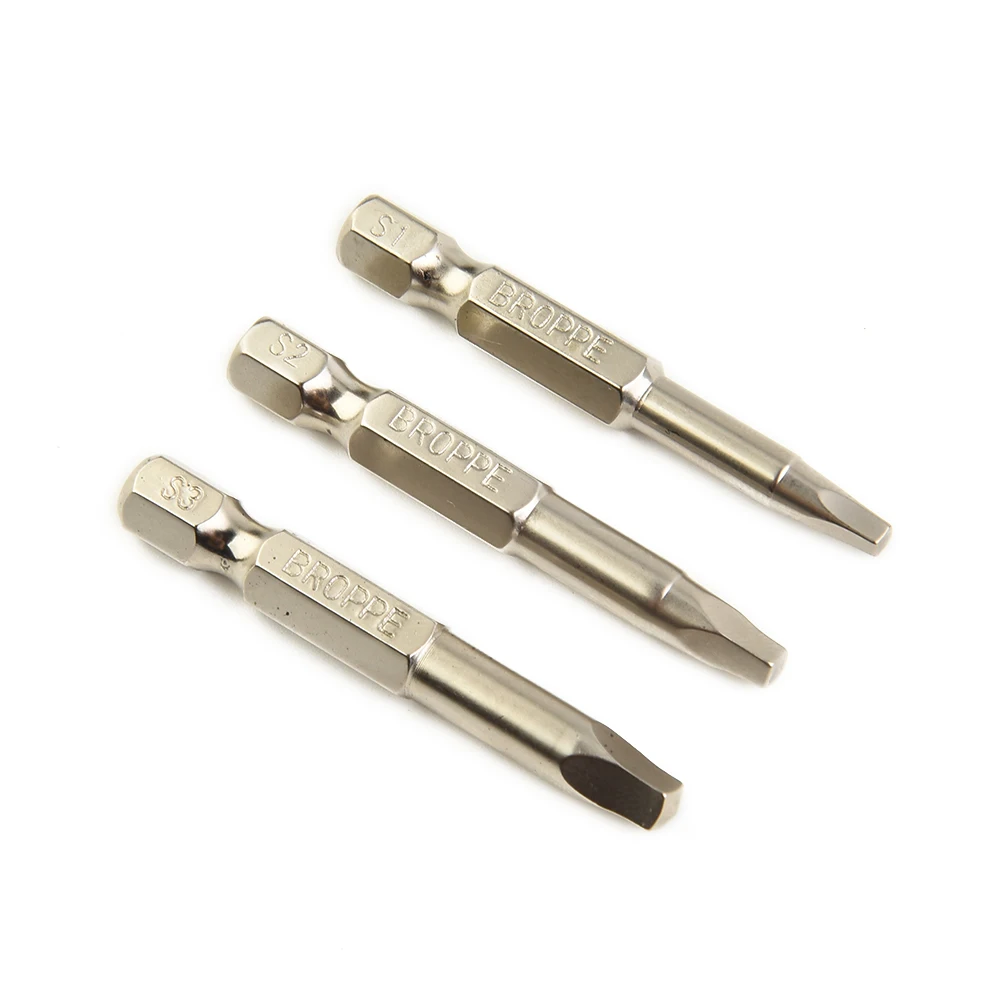 3PCS 50mm Electric Driver Bits Alloy Steel Magnetic Square Head Screwdriver Bits For Electric/hand Screwdrivers Hand Tools
3PCS 50mm Electric Driver Bits Alloy Steel Magnetic Square Head Screwdriver Bits For Electric/hand Screwdrivers Hand Tools