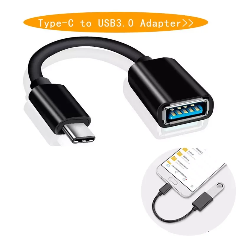 

Кабель-адаптер Type-C OTG USB 3.1 Type C папа к USB 3,0 A мама OTG кабель для передачи данных адаптер 16 см для универсального интерфейса Type C для телефона