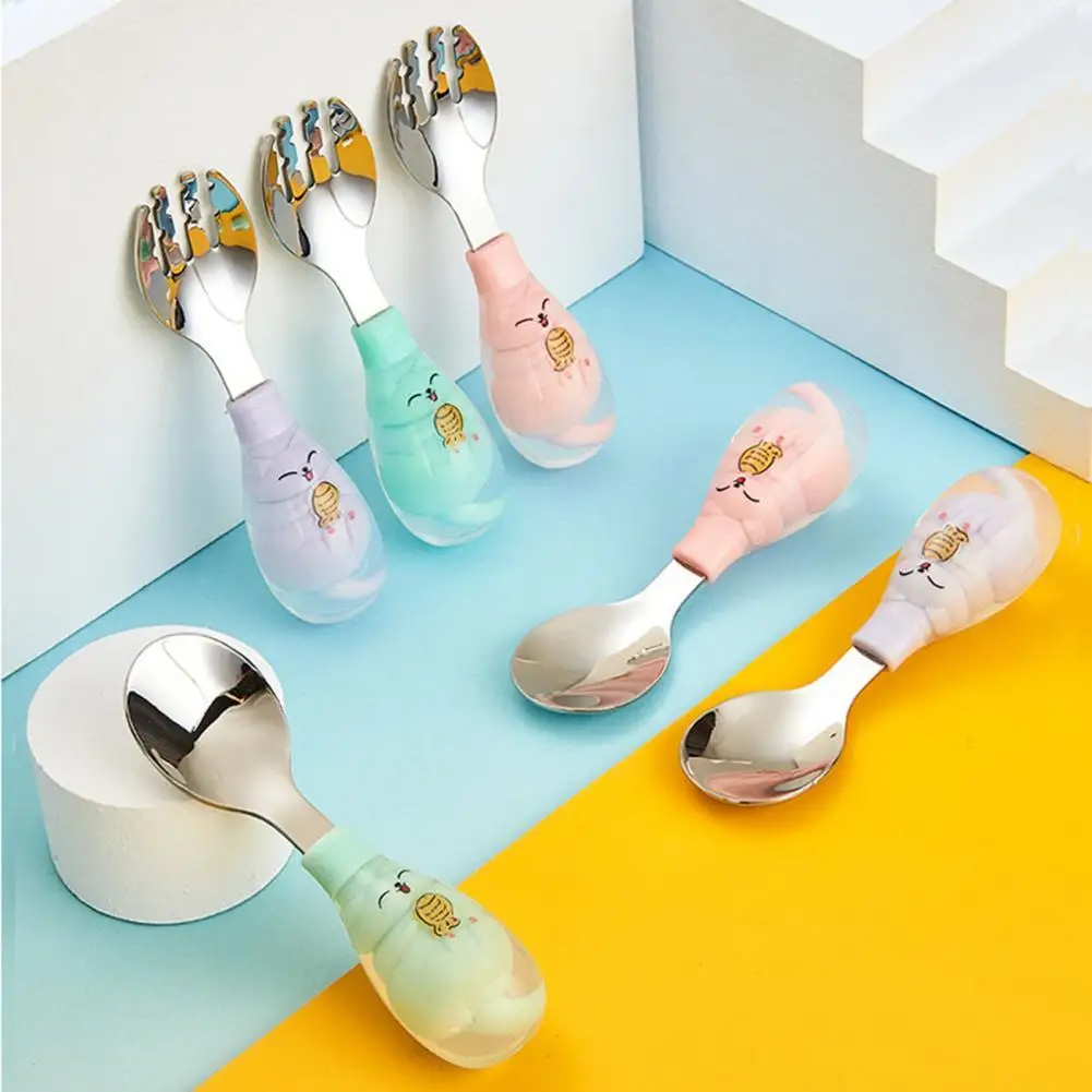 1 Set Infant Spoon Mirror Polishing Practical Rust-proof Baby Fork for Household
1 Set Infant Spoon Mirror Polishing Practical Rust-proof Baby Fork for Household