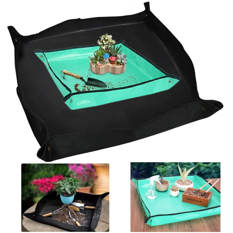 Foldable Gardening Planting Mat Waterproof Plant Repotting Mat PE Garden Transplanting Pot Pad Indoor Succulent Planting Pad
Foldable Gardening Planting Mat Waterproof Plant Repotting Mat PE Garden Transplanting Pot Pad Indoor Succulent Planting Pad