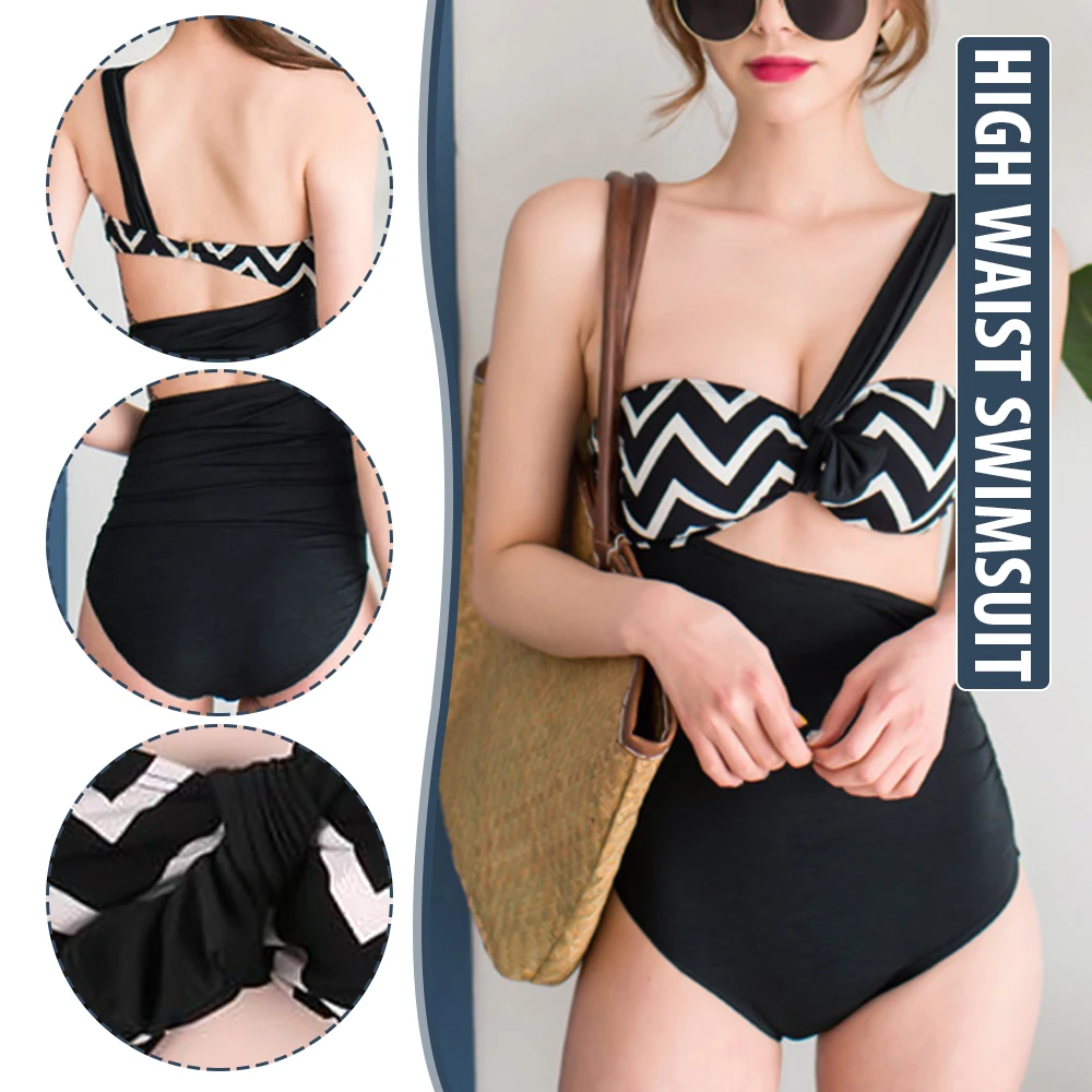 Women One Shoulder One Piece Swimsuit Side Cutout Bathing Suits Hand Wash with Chest Pad Polyester Beachwear High Waist
Women One Shoulder One Piece Swimsuit Side Cutout Bathing Suits Hand Wash with Chest Pad Polyester Beachwear High Waist
