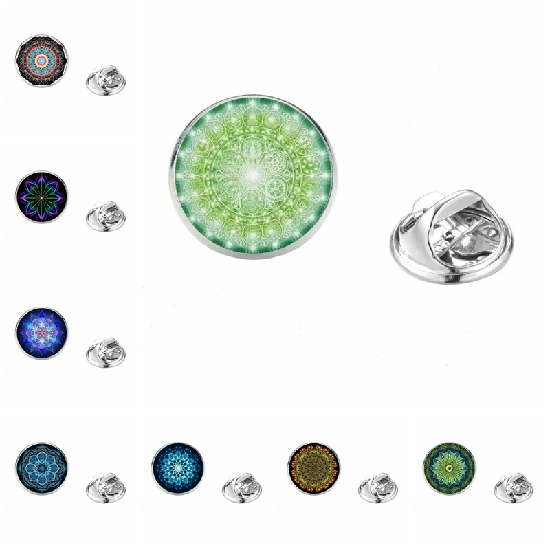 Ethnic Style Kaleidoscope Mandala Pattern 20mm Glass Cabochon Spur Brooch Fashion Boys and Girls Badge Pin Gift Jewelry
Ethnic Style Kaleidoscope Mandala Pattern 20mm Glass Cabochon Spur Brooch Fashion Boys and Girls Badge Pin Gift Jewelry